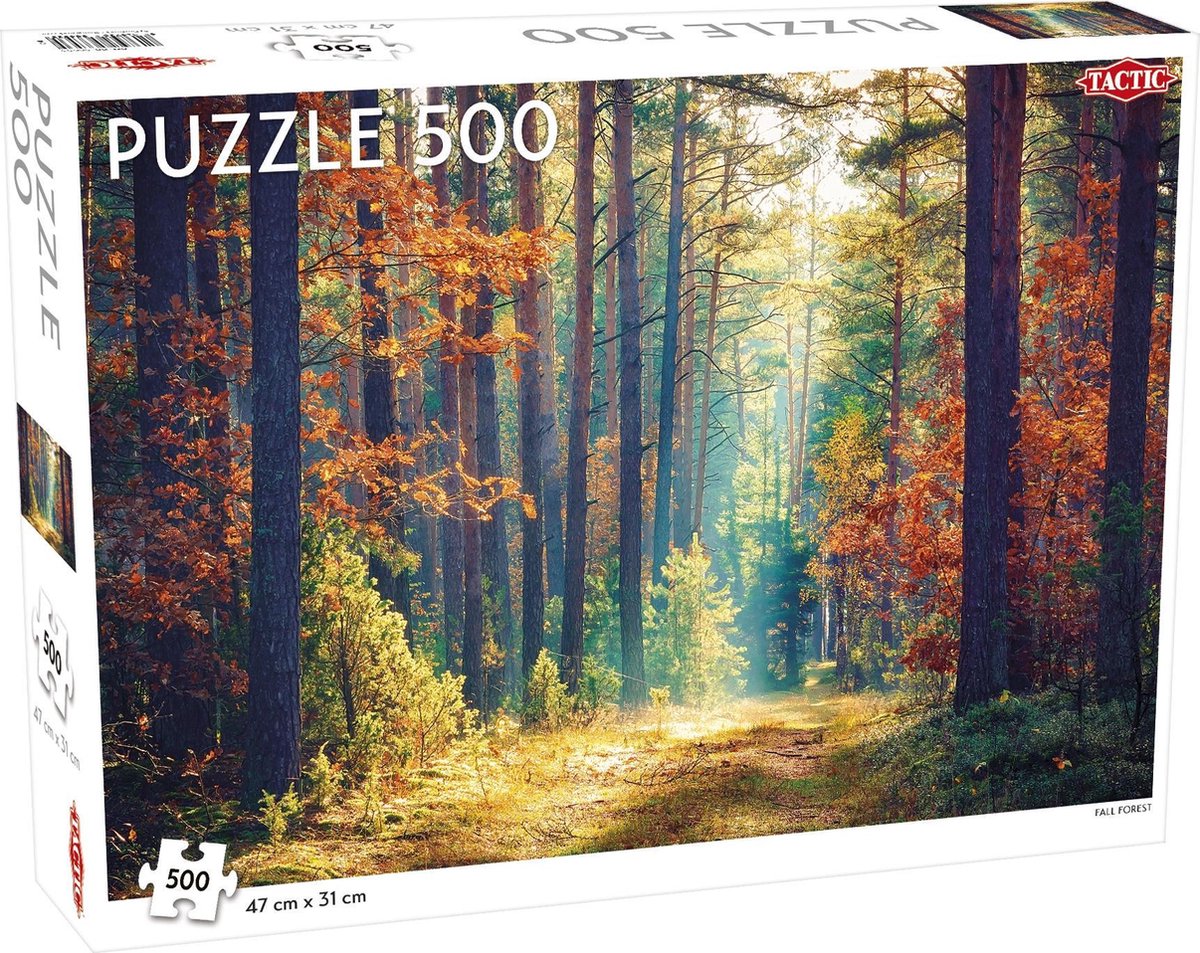 Puzzel Landscape: Fall Forest - 500 stukjes