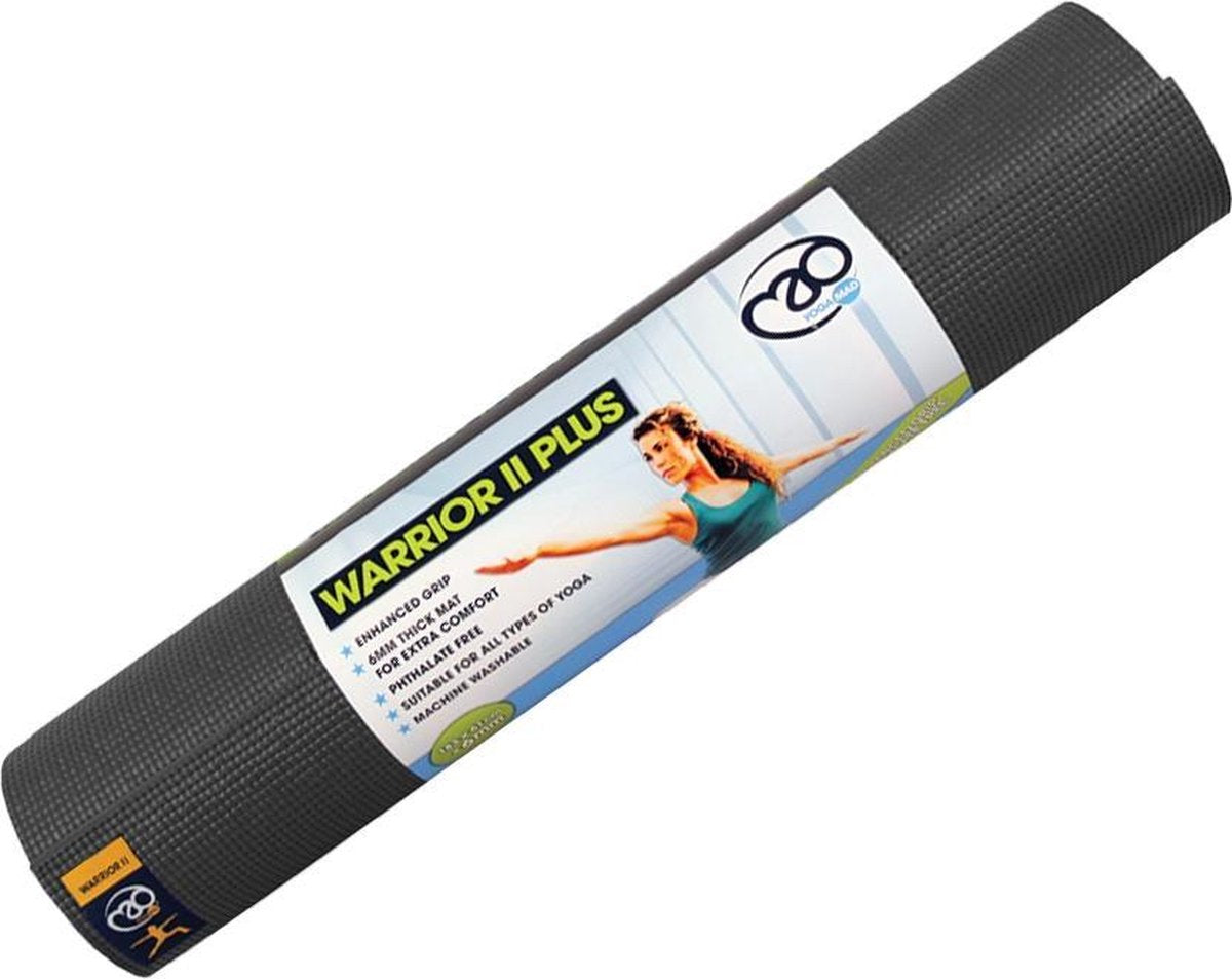 Fitness Mad - Warror II Plus - Fitness Mat - Grijs - 183 x 61 x 0.6 cm