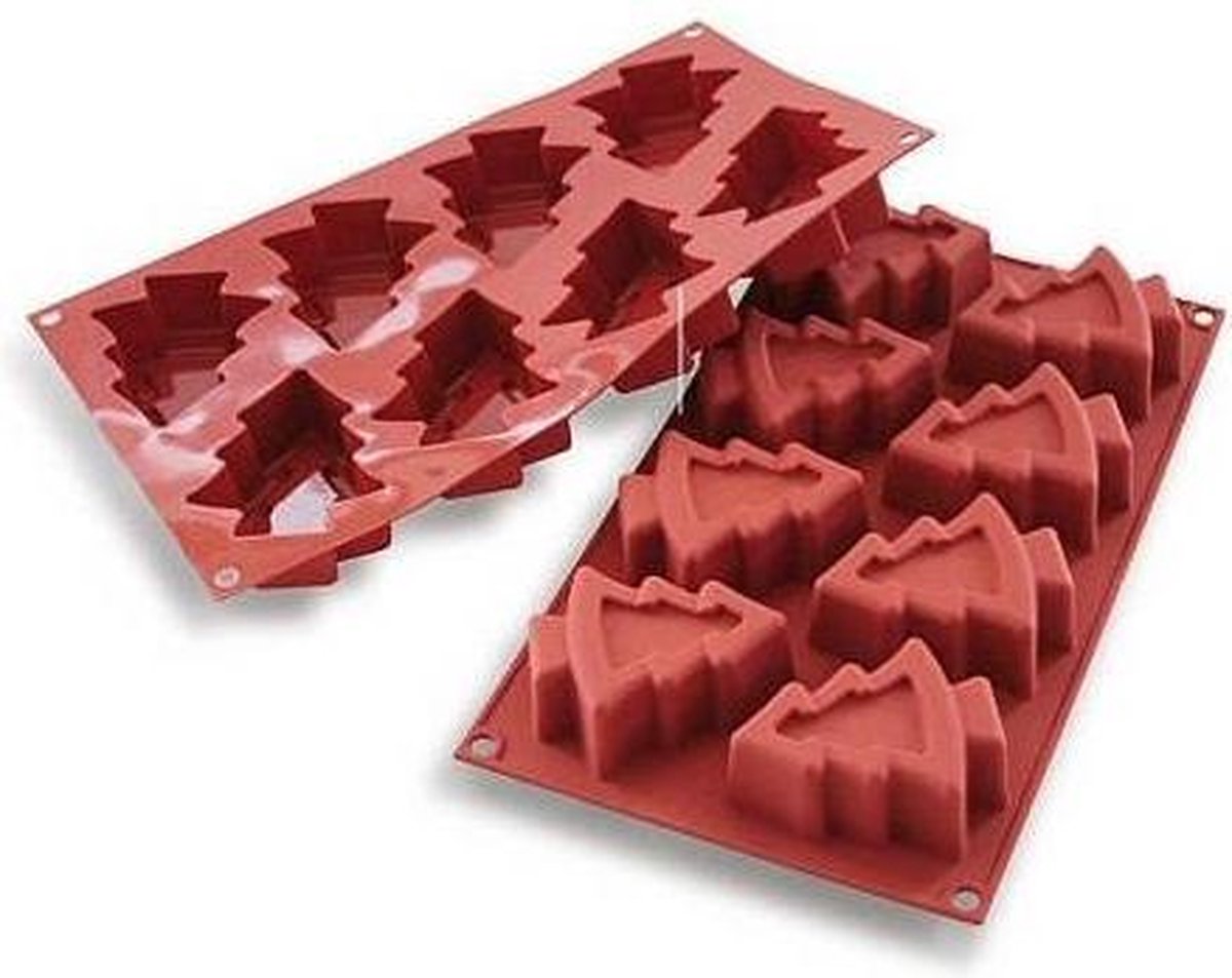 Siliconen bakvorm kerstbomen
