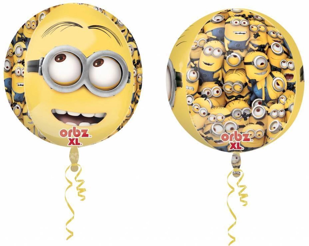 Minion Helium Ballon Bal 43cm leeg