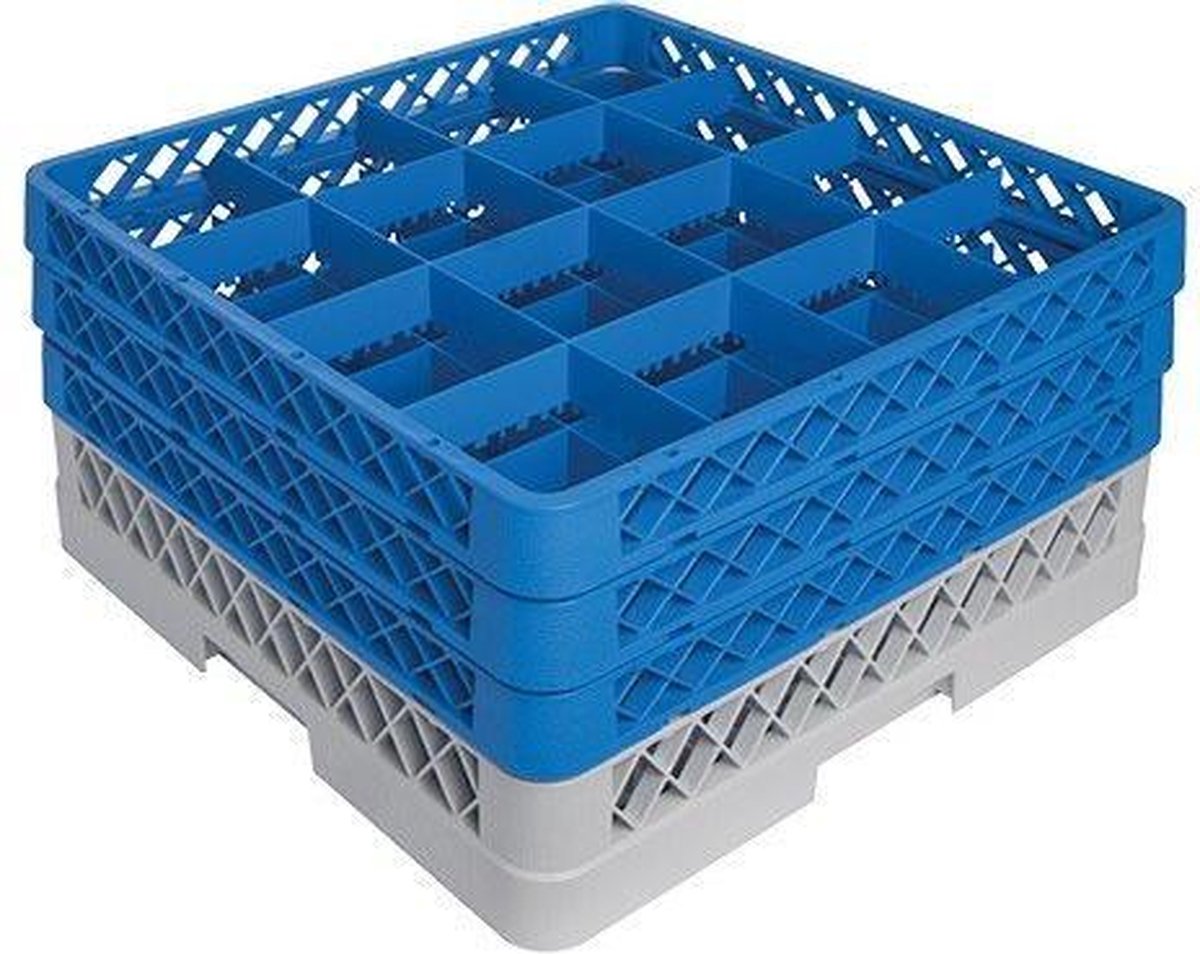 CaterRacks voetglazenkorf CR-16 m/opzet (3x CR-16)