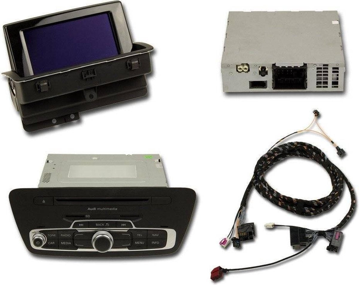 Uitbreidingsset MMI3G navigatie plus Audi Q3 8U - actieve luidsprekers Bluetooth