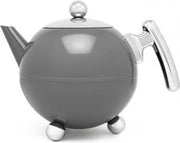 Bredemeijer Bella Ronde Theepot -  Cool Grey - 1