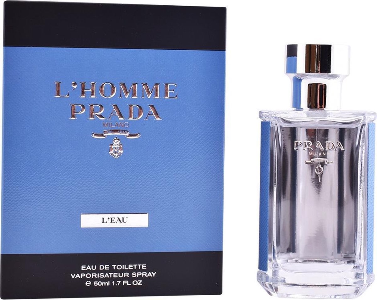 MULTI BUNDEL 2 stuks L'HOMME PRADA L'EAU Eau de Toilette Spray 50 ml