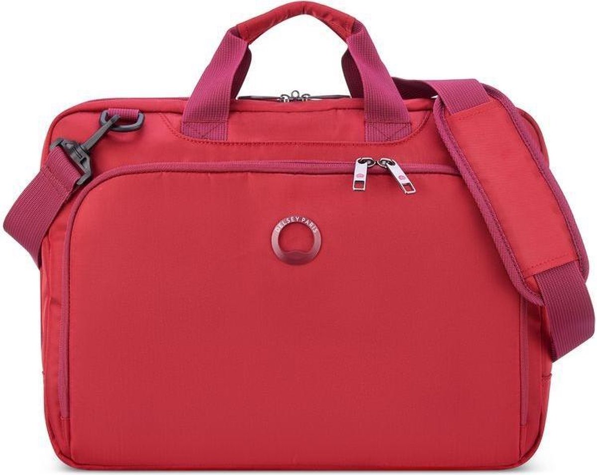 Delsey Esplanade Laptop Bag 2-CPT 15.6 Red
