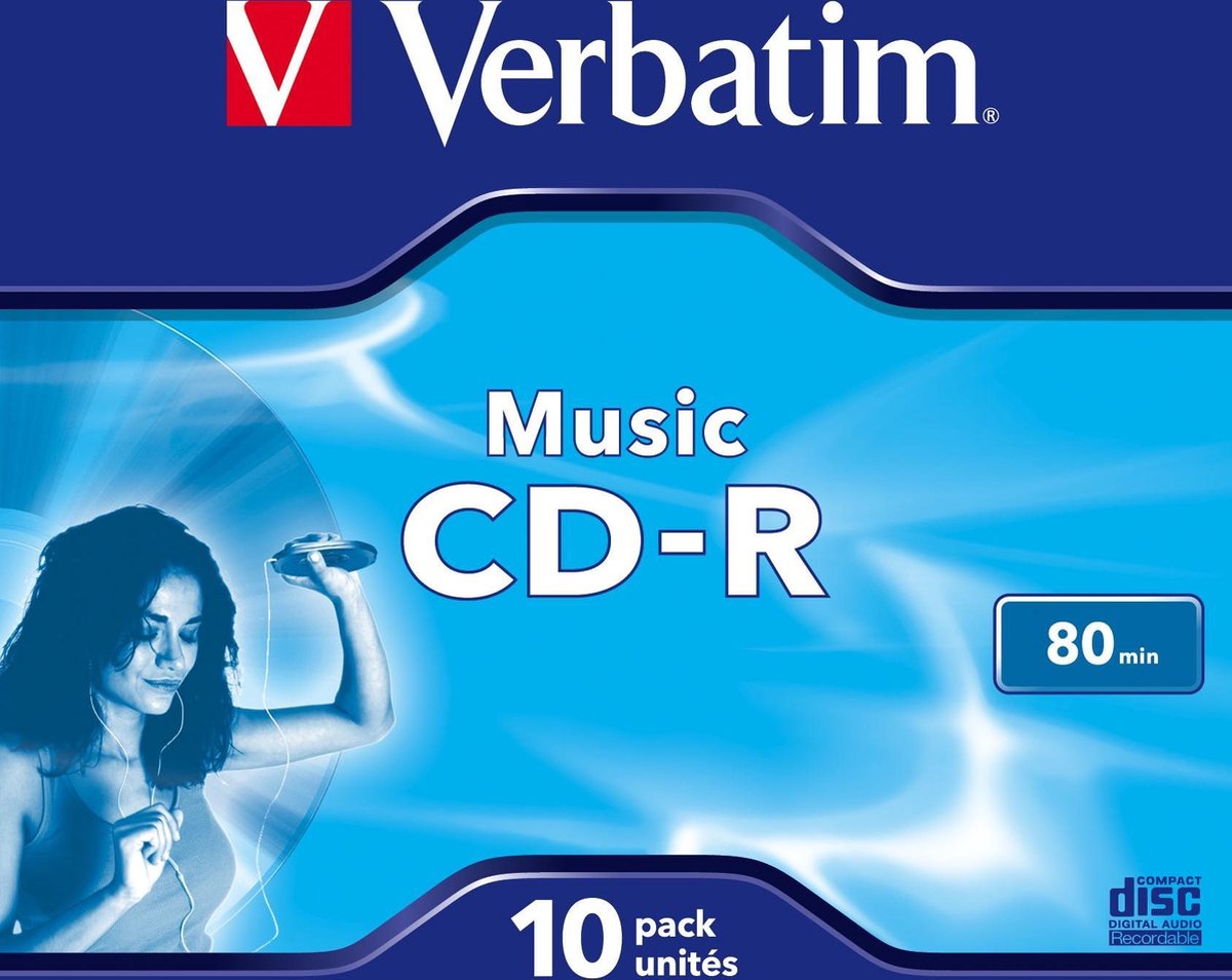 Verbatim CD-R AUDIO JC MUSIC LIFE PLUS - Rohling