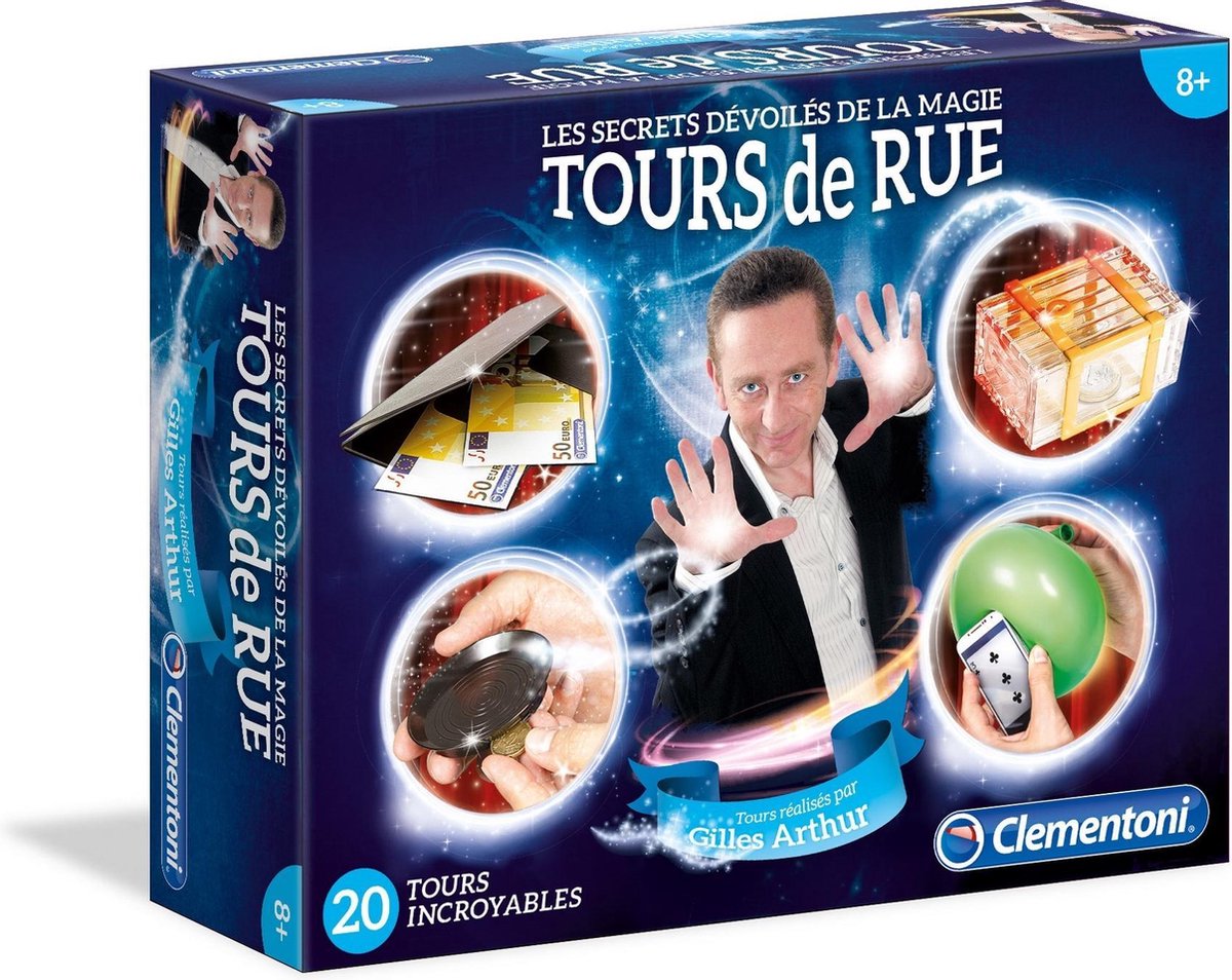 CLEMENTONI - De onthulde geheimen van de magie - Straat trucs - Magic game