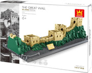 WanGe Architecture - Chinese Wall China - 1517 Onderdelen - Lego Compatibel - Bouwdoos