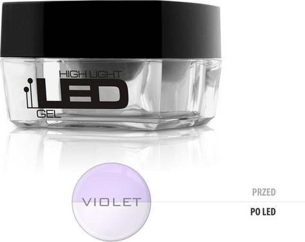 Silcare - High Light Led Gel Medium-Knelt Uniphase Gel Is Violet 4G