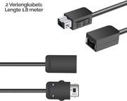 2 Verlengkabel Super Nintendo Mini Classic SNES Controller van 1.8 meter (2017 model)