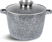 Edënbërg Stonetec Line - Luxe Aluminium Kookpan/Braadpan met Deksel - Ø 24cm