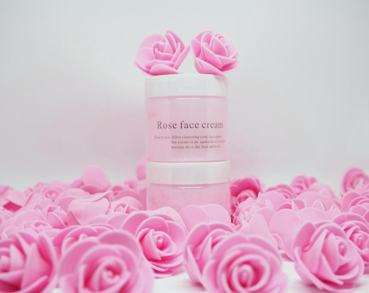 Rose face cream | rozen gezichtscrème