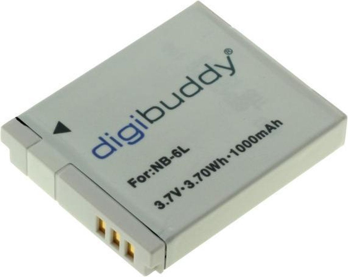 A-Merk Digibuddy Accu Batterij Canon NB-6L Canon NB-6LH