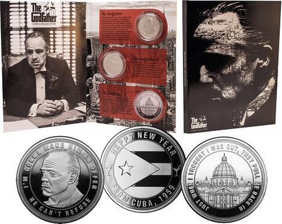 THE GODFATHER - COIN ALBUM WITH THREE MUNT