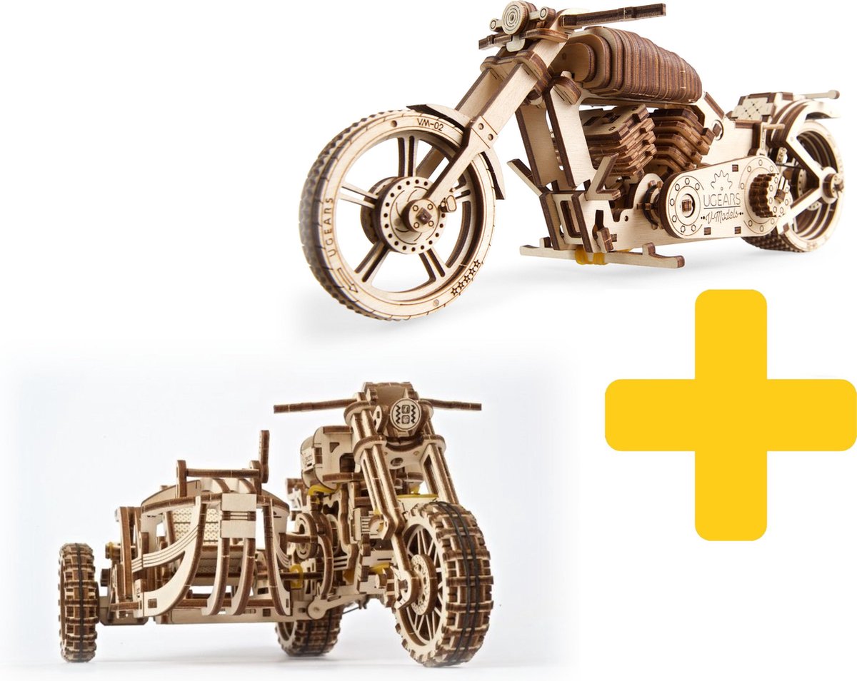 UGears voordeelpakket 2 (zijspan) motoren