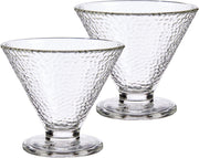 Set van 12x stuks Ijscoupes/ijsschaaltjes van glas 170 ml - Dessertschaaltjes