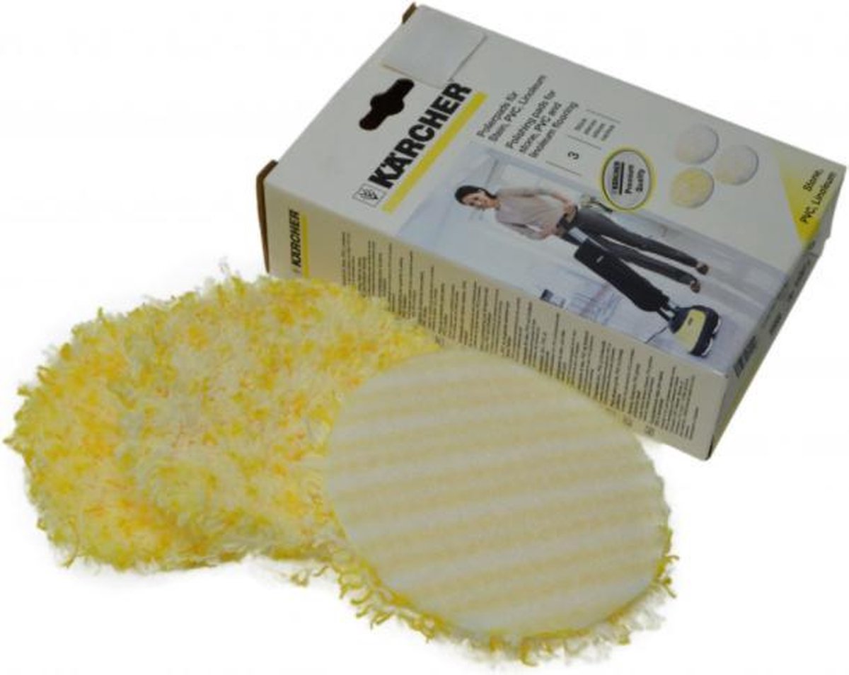 Karcher polierpads polijstpads - 3 stuks - voor steen