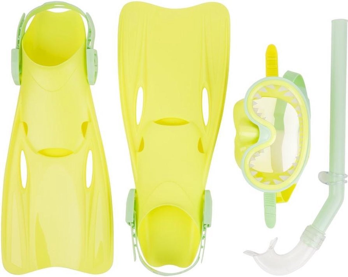 Sunnylife Snorkelset Swimtime Junior Siliconen Geel One-size