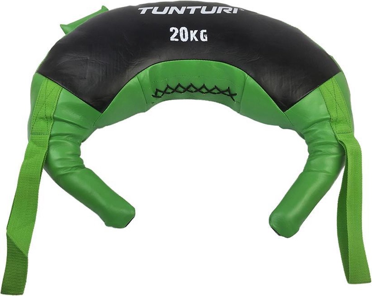 Tunturi Bulgarian Bag - Bulgarian Sandbag - 20kg - Groen