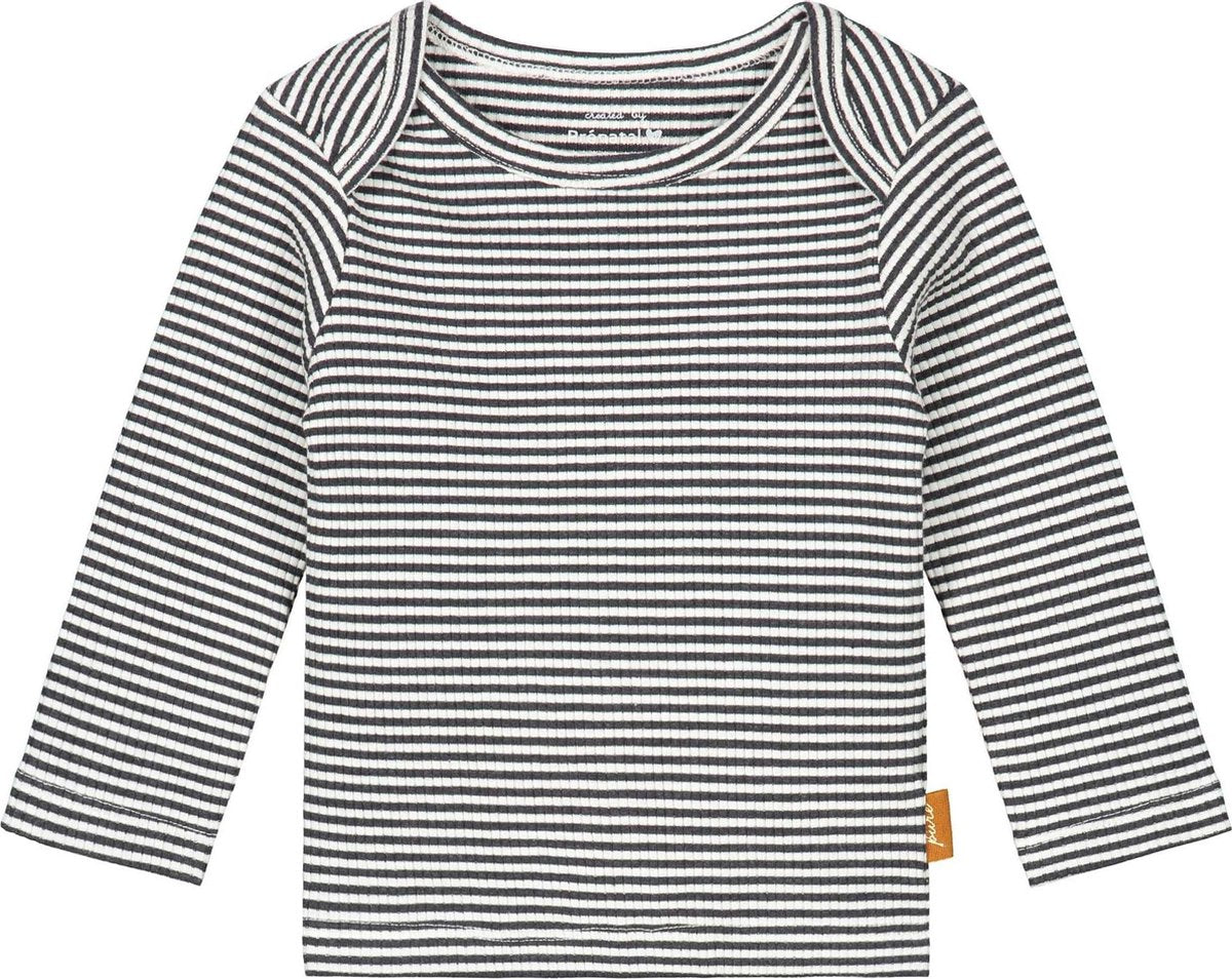 Prénatal Baby Shirtje Unisex - Kinderkleding voor Jongens en Meisjes - Maat 50 - Grijs