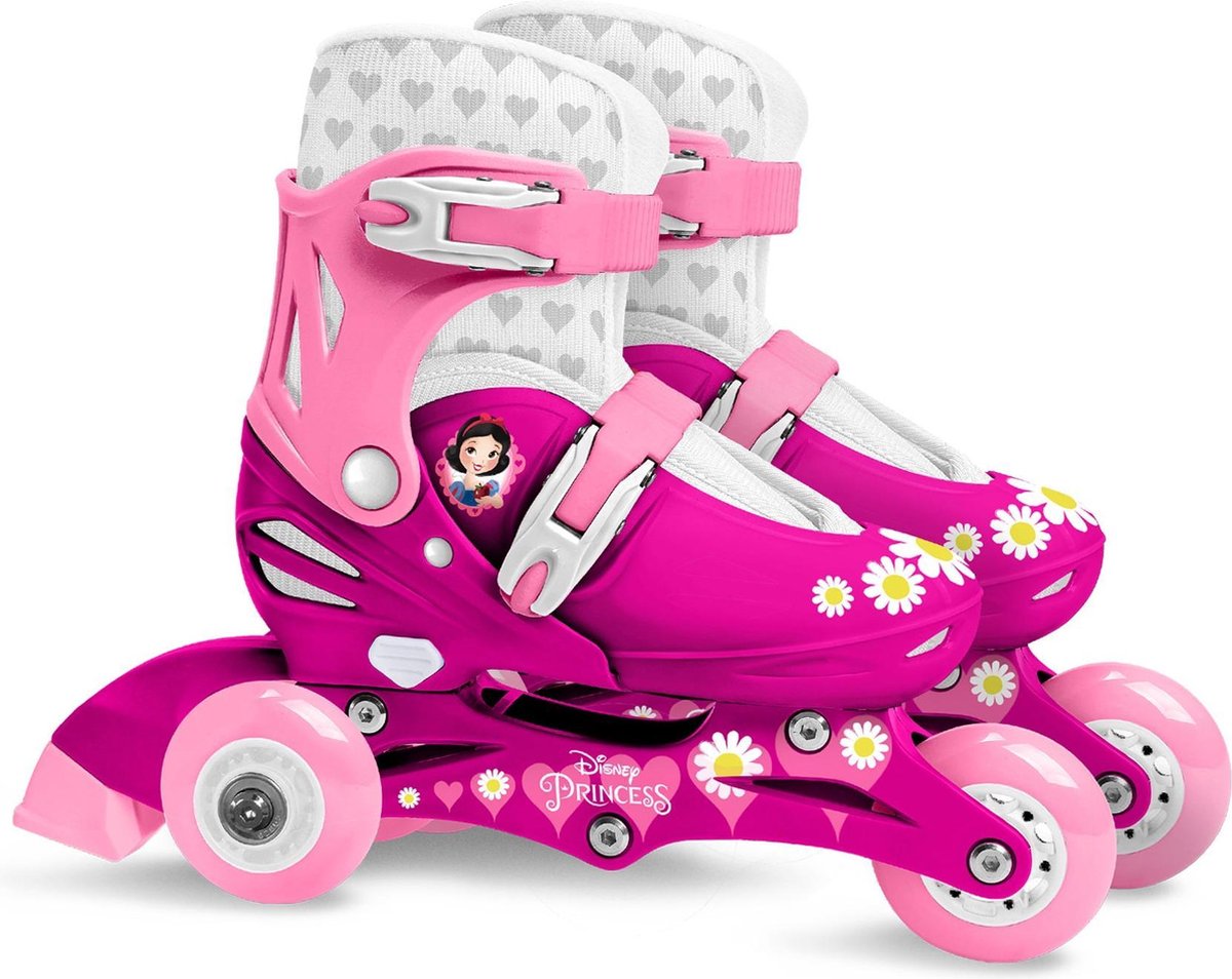 Disney Verstelbare Inlineskates Princess Meisjes Roze Mt 27/30