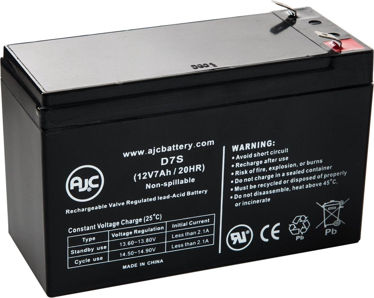 APC Back-UPS Pro 280 BP280 BP280i BP280Si 12V 7Ah UPS Noodstroomvoeding Accu - Dit is een AJC® Vervangings Accu