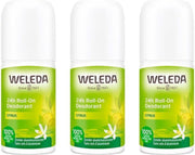 3x Weleda 24h Roll-On Deodorant Citrus 50 ml