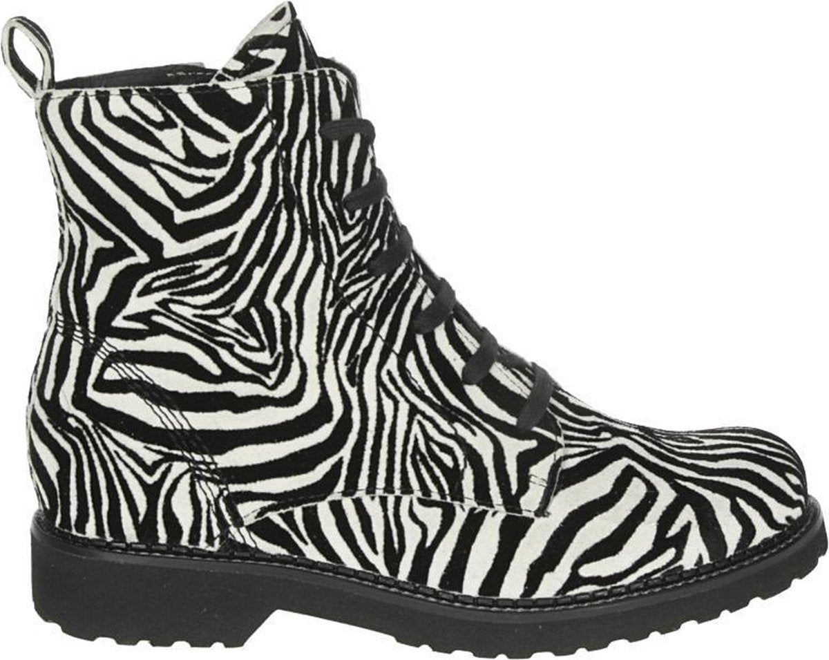Verhulst 6437 C - Volwassenen VeterlaarzenHalf-hoge schoenen - Kleur: Zwart - Maat: 39