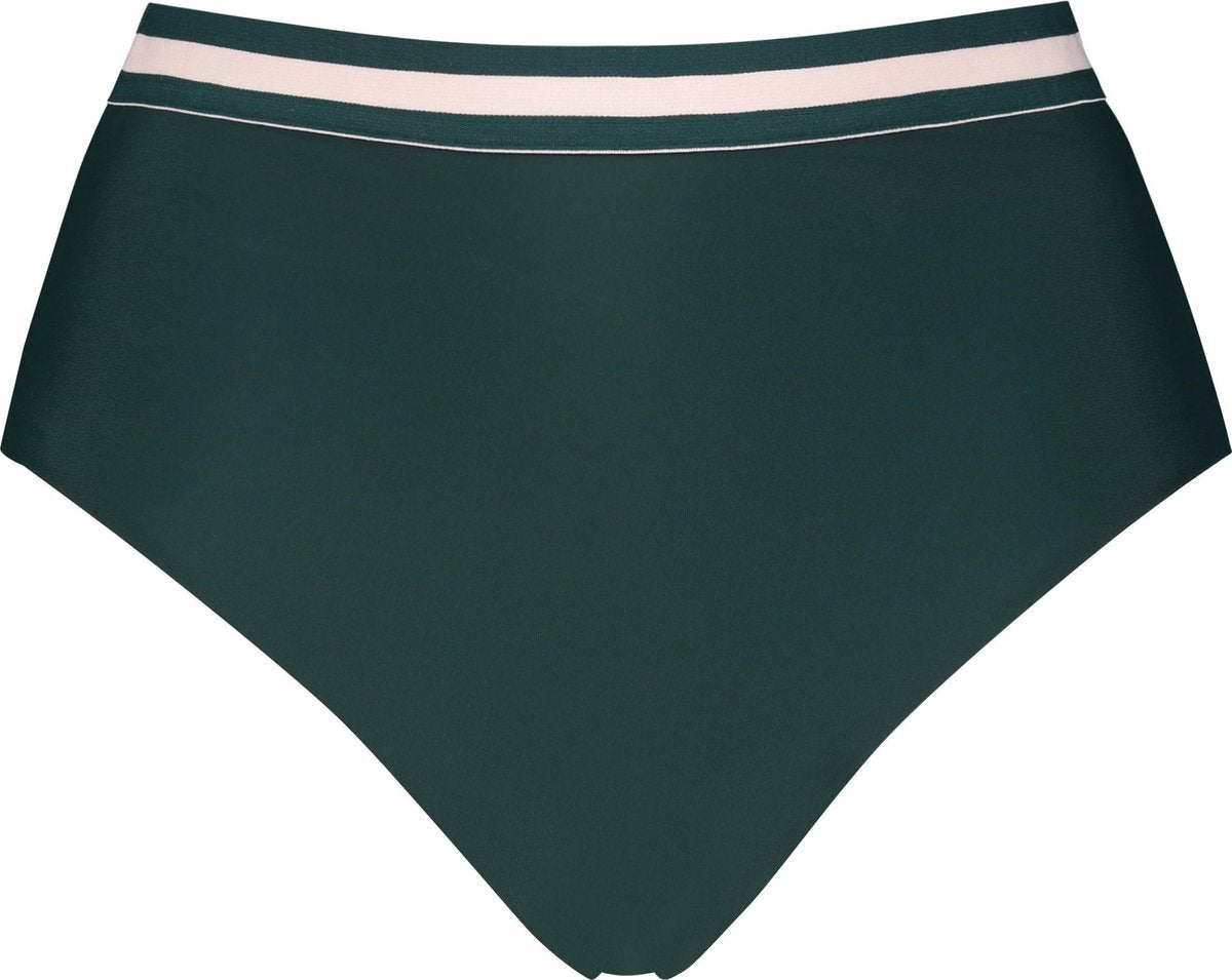 Hunkemöller Dames Hoog Brazilian bikinibroekje Pinewood - maat M
