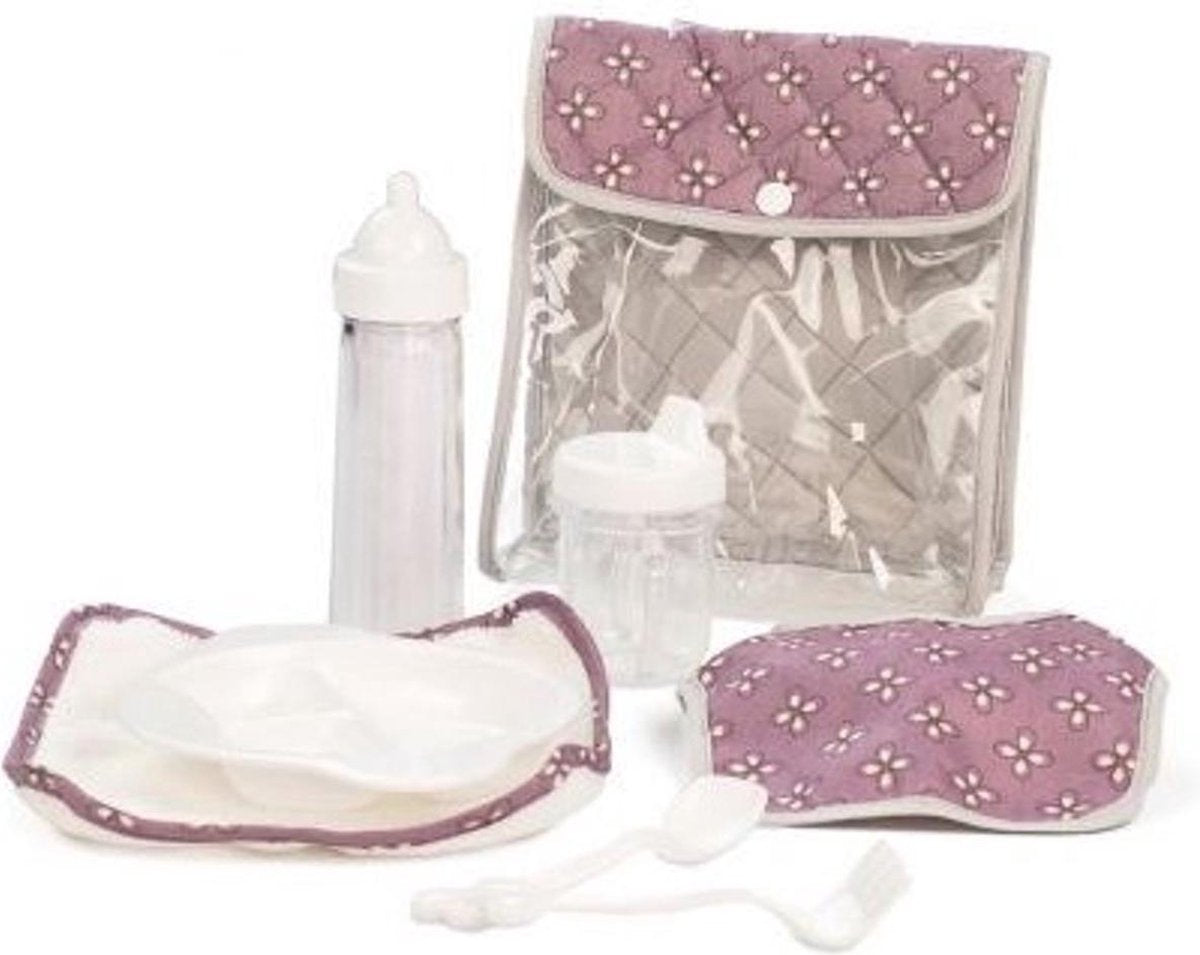 Mini Mommy Dinningset Deluxery Paars 8-delig 16 Cm