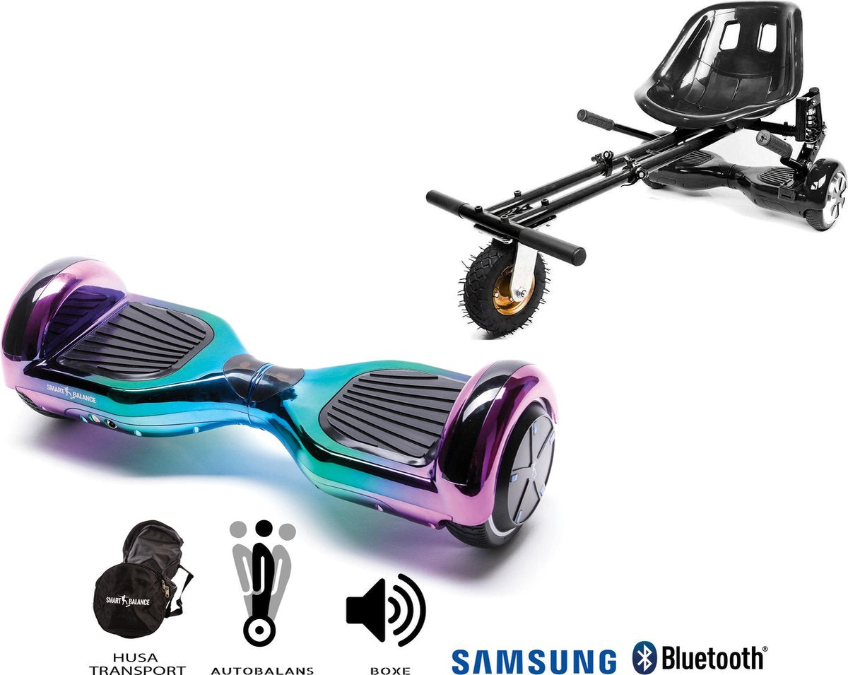 Hoverboard | 6.5 Inch Wielen | Self Balance Hoverboard met Hoverkart| Oxboard | Bluetooth Speakers | Dakota