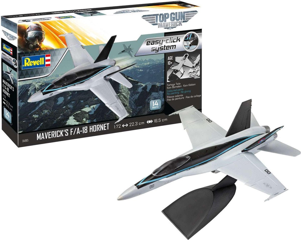 1:72 Revell 04965 Maverick's F/A-18 Hornet "Top Gun" - Easy Click System Plastic kit