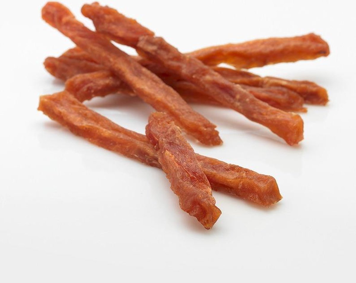 Panzi-Pet - Gedroogde hondensnacks - Hond - Kip strookjes - 5 x 100g (500g)