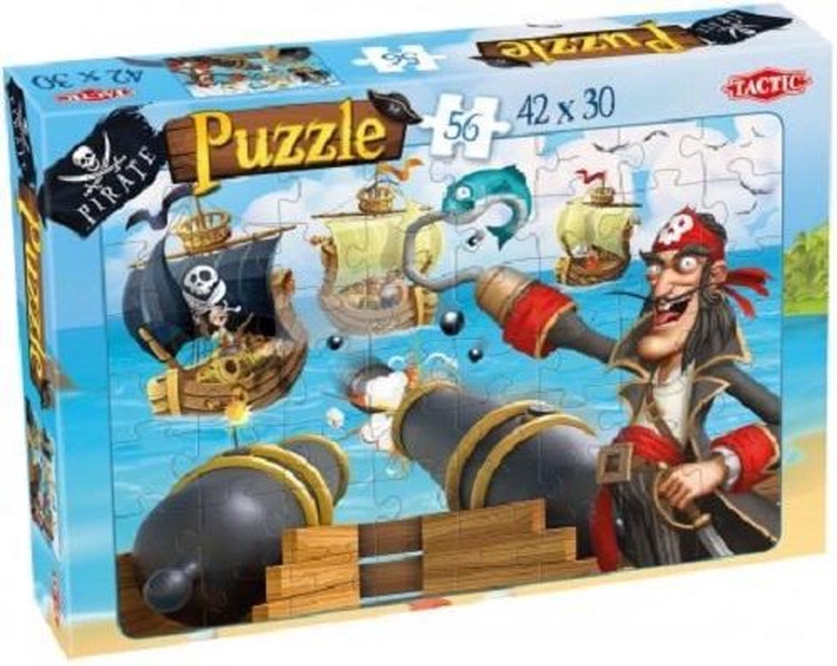 Tactic Legpuzzel Zeegevecht Junior Karton 56 Stukjes