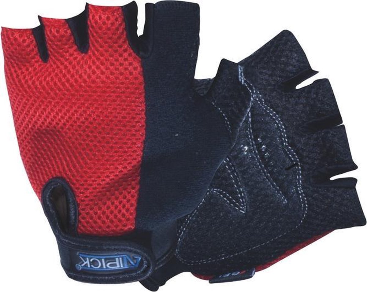 Atipick Fitness-handschoenen Mesh/katoen Rood Maat M