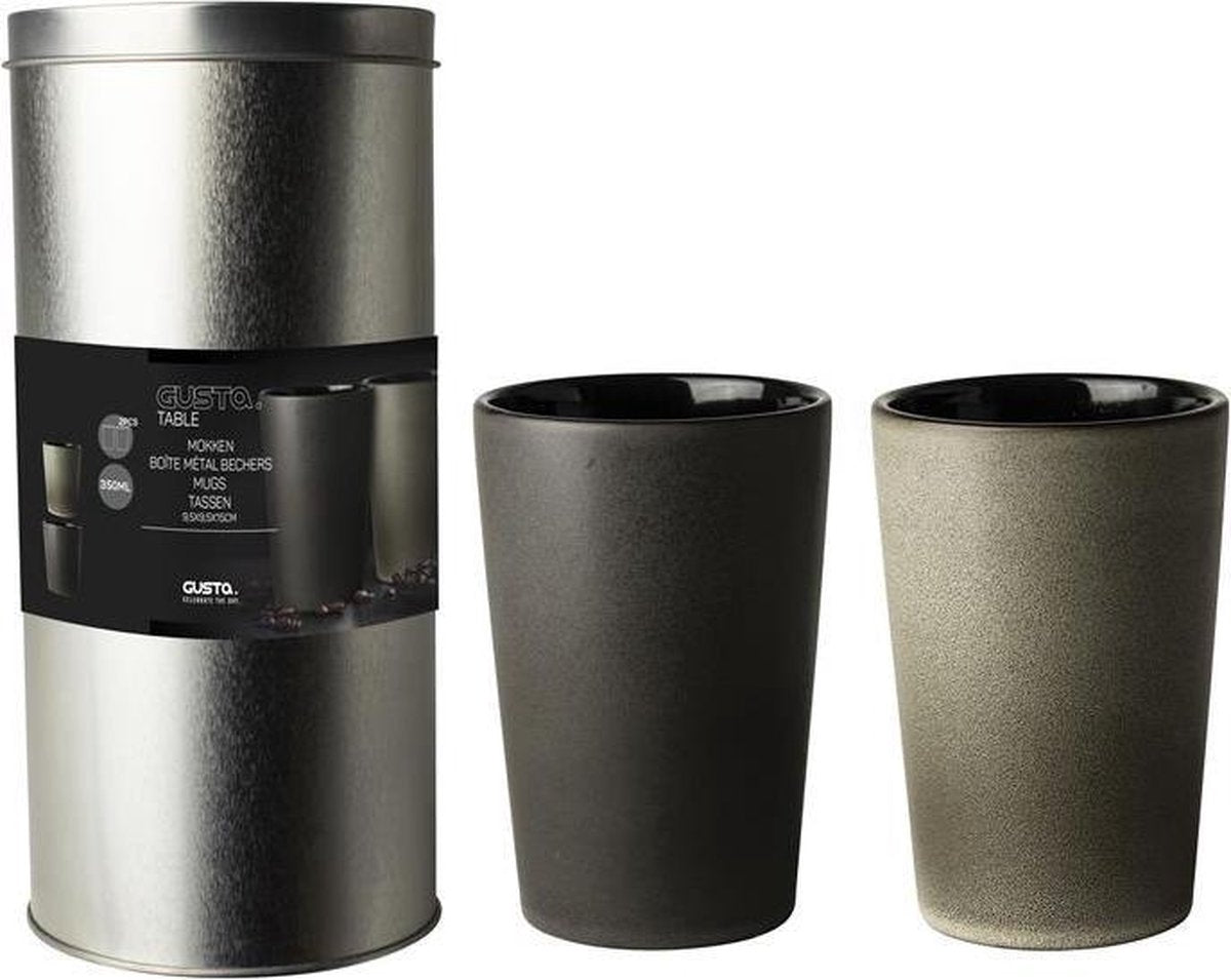 Gusta - Mokkenset 2 stuks 350ml in blik