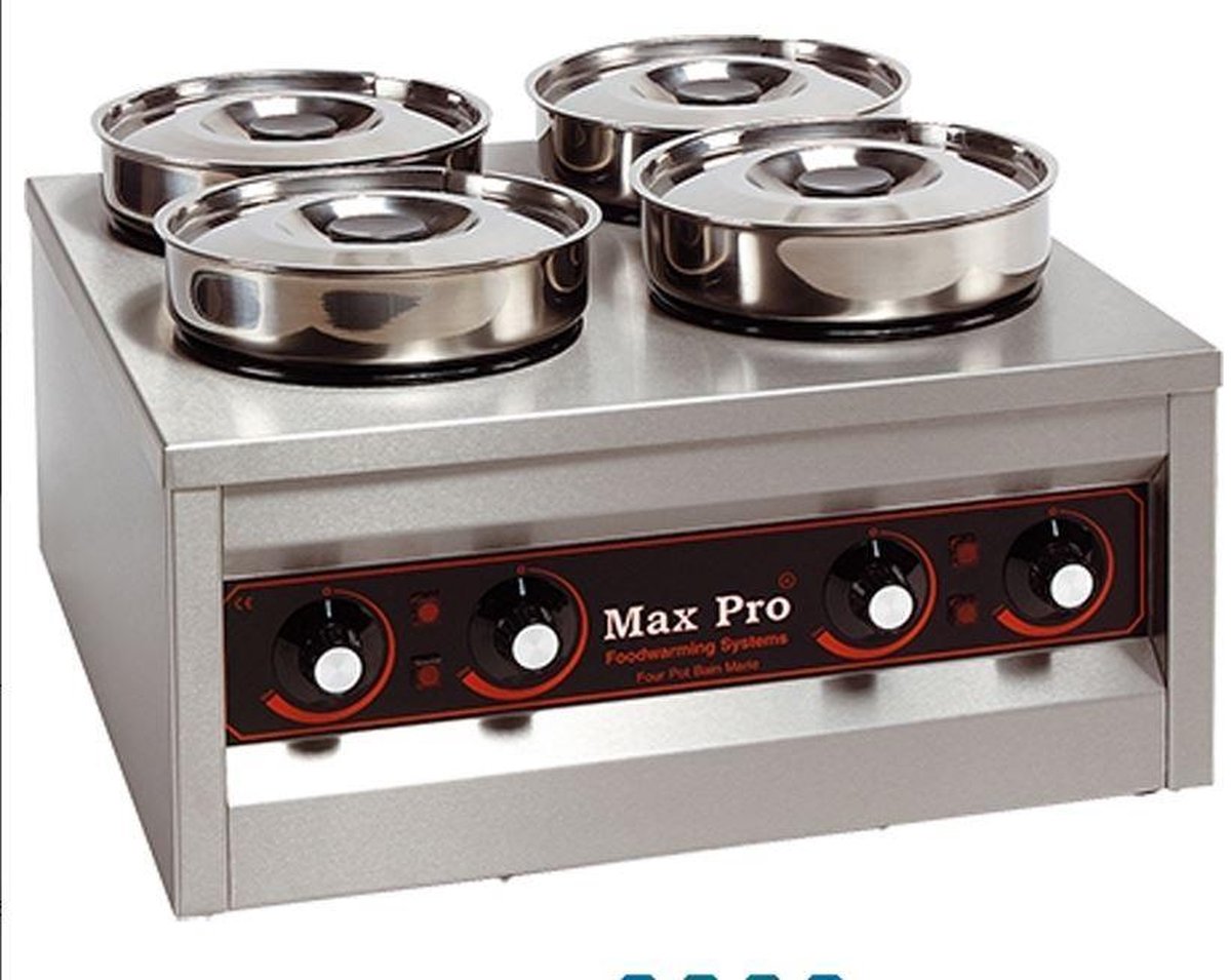MaxPro foodwarmer - 4 pannen