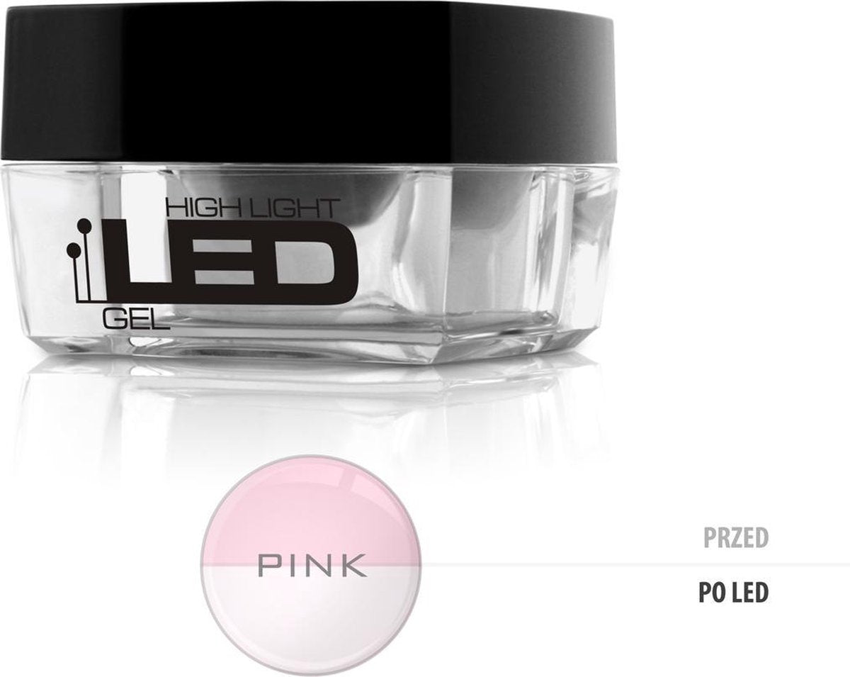 Silcare - High Light Led Gel Medium-Knelt Uniphase Gel Is Pink 15G
