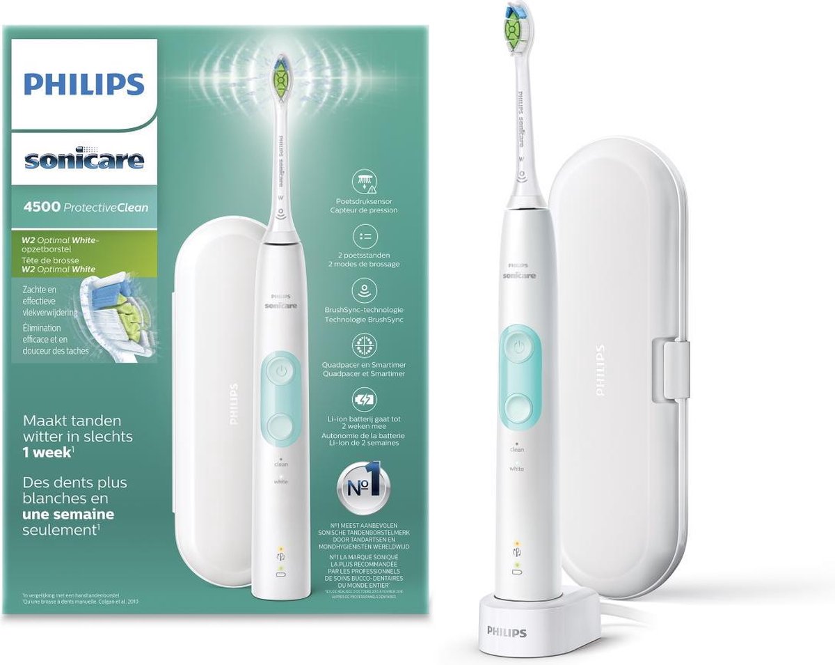 Philips Sonicare ProtectiveClean 4500 HX6837/28 - Elektrische tandenborstel