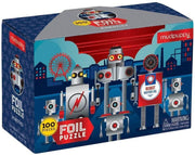 Mudpuppy Robot puzzel met folie 100 stukjes
