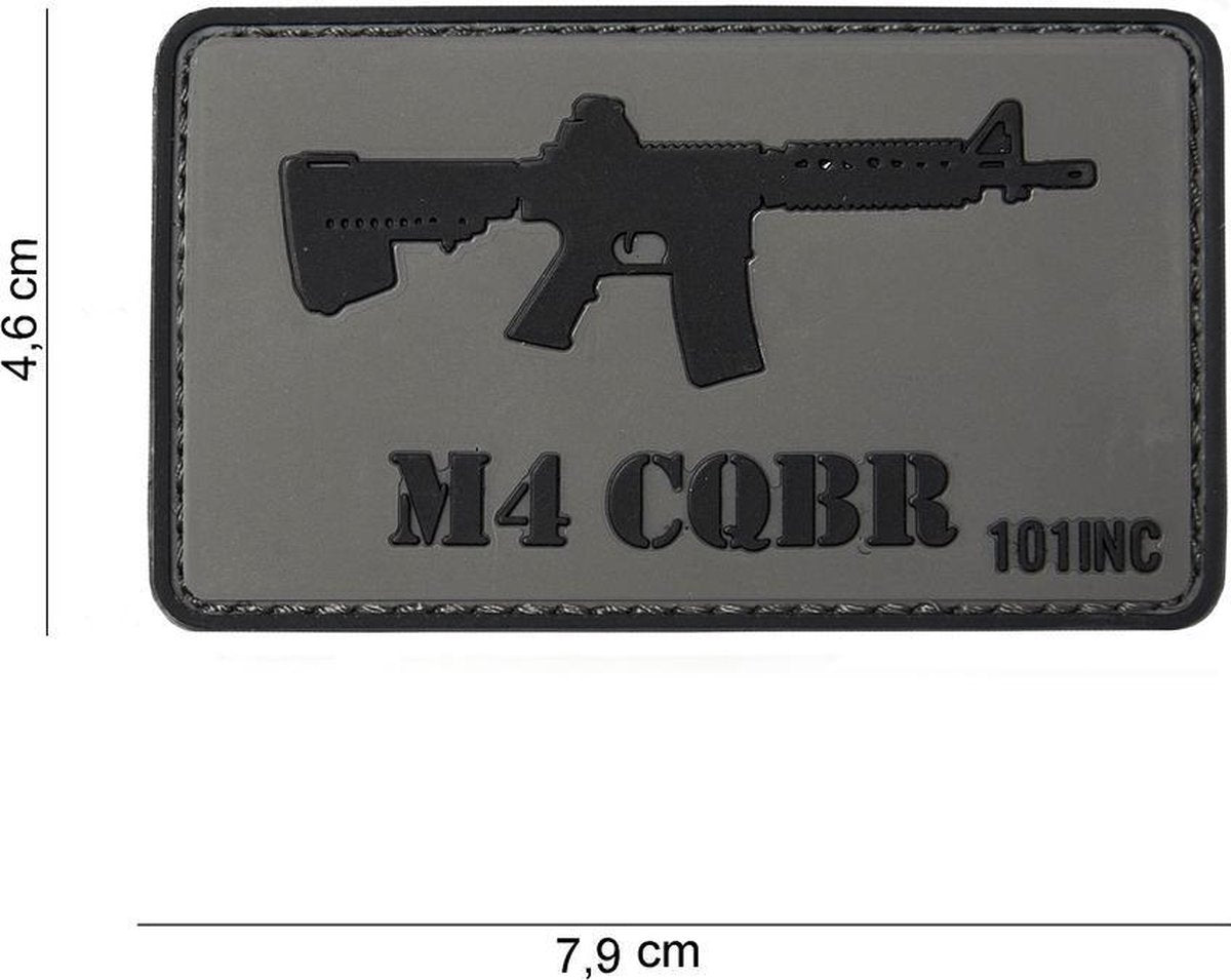 Embleem 3D PVC M4 CQBR