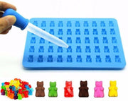 Siliconen Gummy Bear Mal – Chocoladevorm – Gelatine vorm – Snoep Maker – Ijsvormpjes – Gelei mal