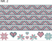 Diamond Painting Stickers- strepen- NR.2