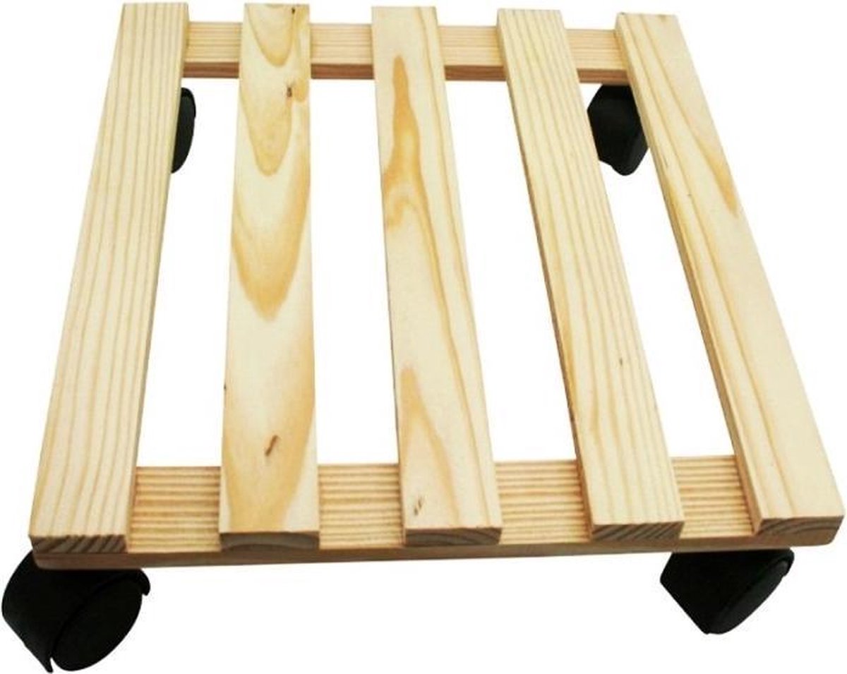 Meubel / Planten Trolley Hout 30x30 Cm