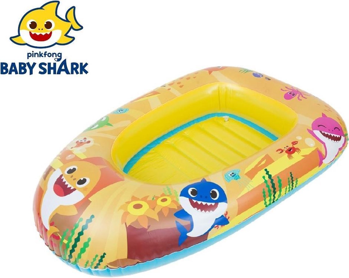 Baby Shark - Opblaasbare boot - Boot - 3-6 jaar - Van Sambro