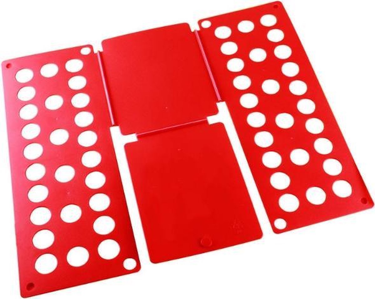 Kleding vouwplank Sheldon voor al je kleding en wasgoed Rood