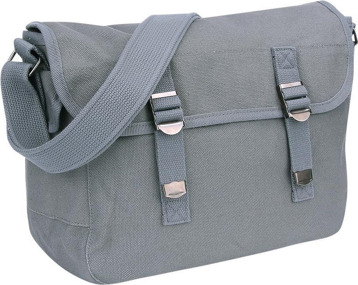 Fostex Pukkel tas US Style canvas grijs