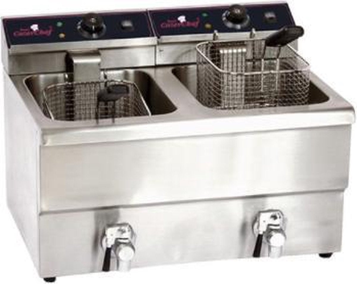 CaterChef Ffriteuse  8+8 Liter