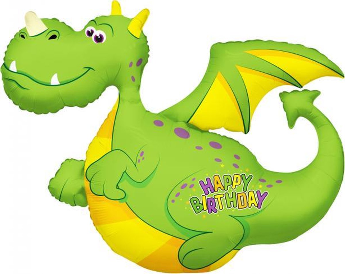 Folie ballon xl draak 91