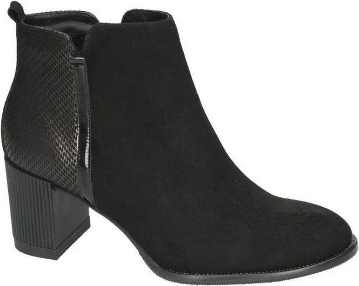 Softwaves -Dames -  zwart - enkellaarzen - maat 38